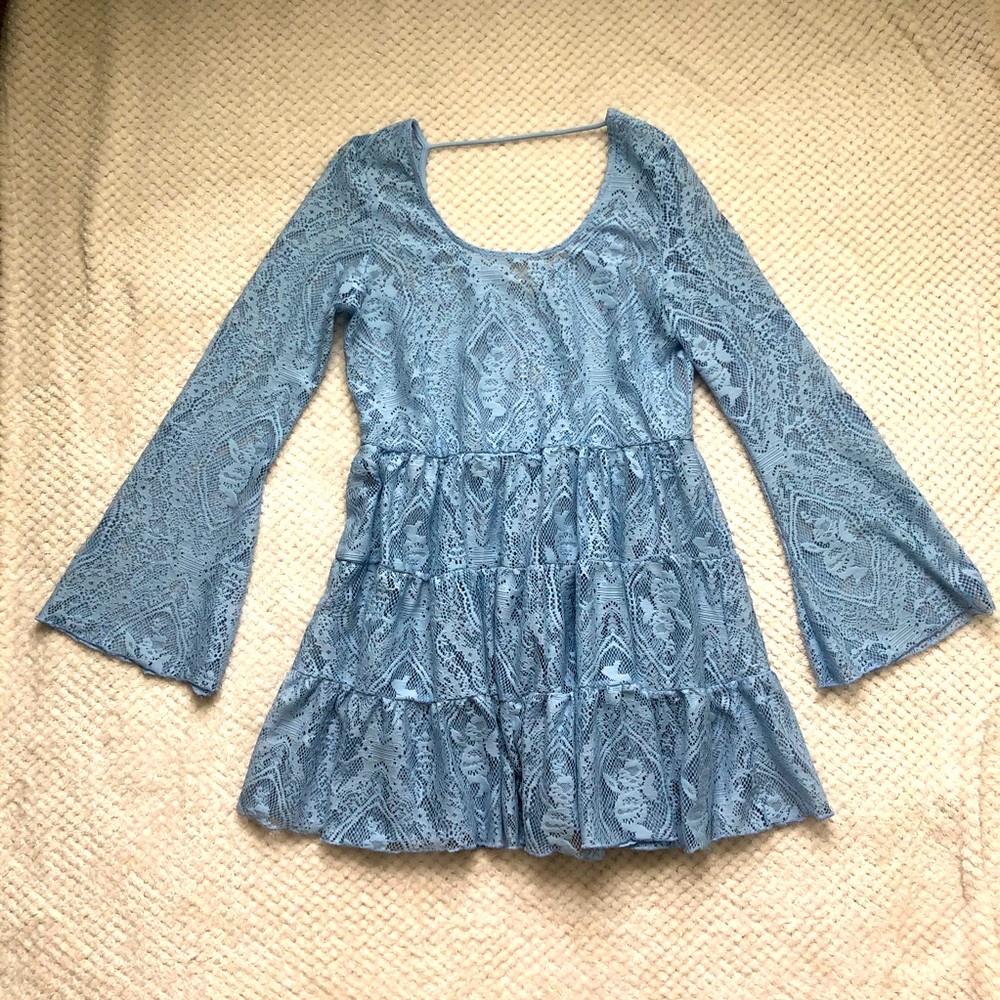 Light Blue Lace Dress